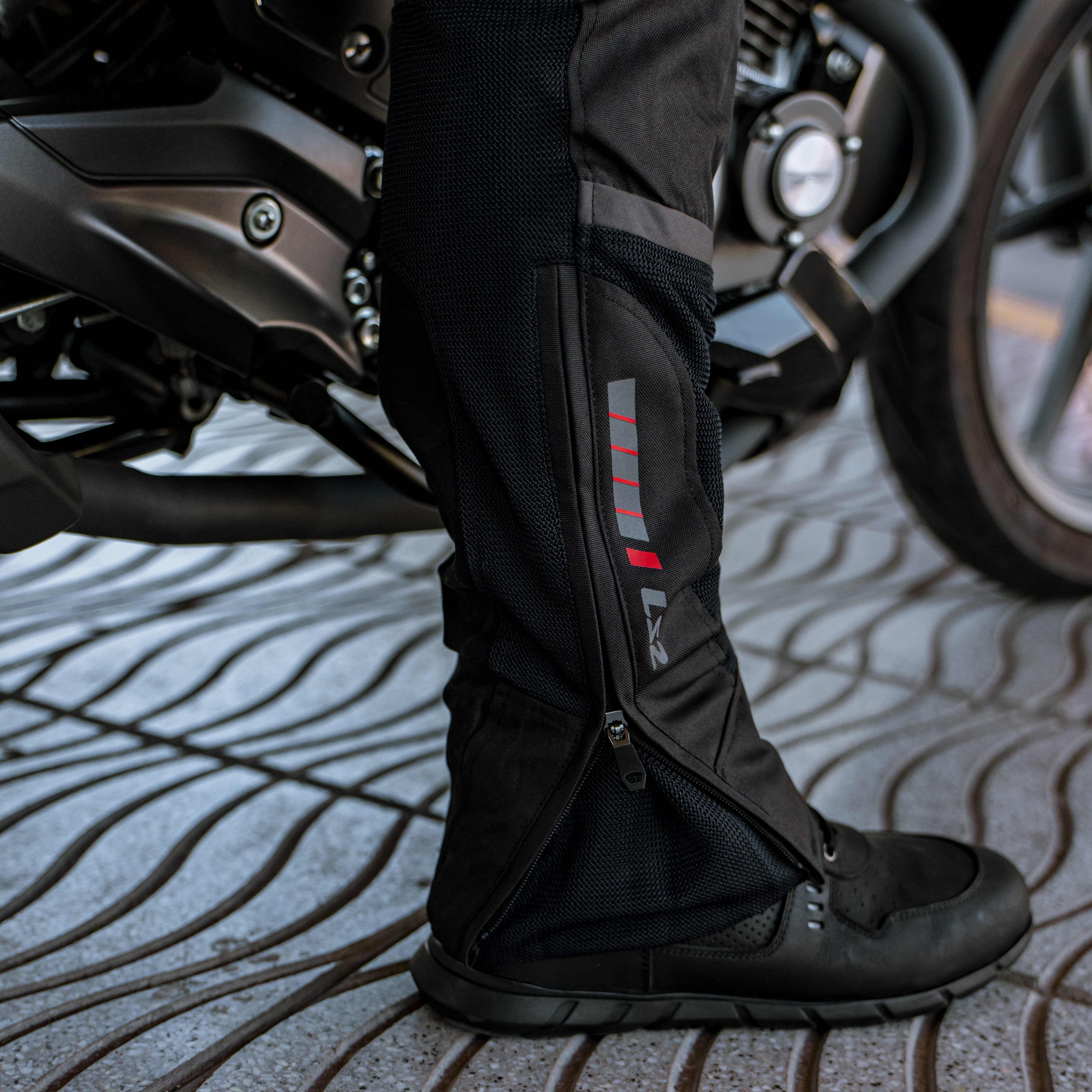 Pantalón LS2 Como Air Hombre Negro / Gris